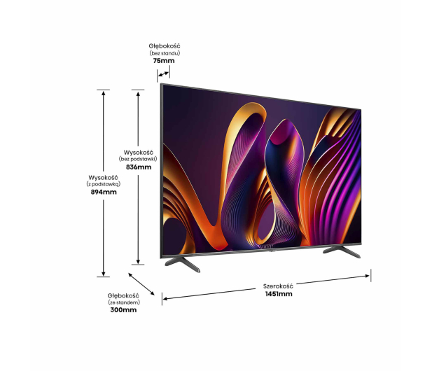 Hisense 65E7NQ PRO QLED 4K 144Hz VIDAA Full Array Dolby Vision Atmos - 1269161 - zdjęcie 13